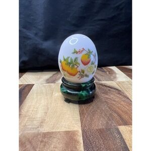 Avon ORIENTAL EGG Peach Orchard 1 Oz Perfume Bottle Empty